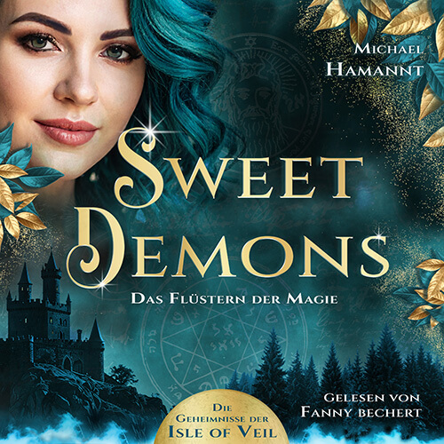 Hörbuchcover des Urban-Fantasy-Romans „Sweet Demons – Das Flüstern der Magie“