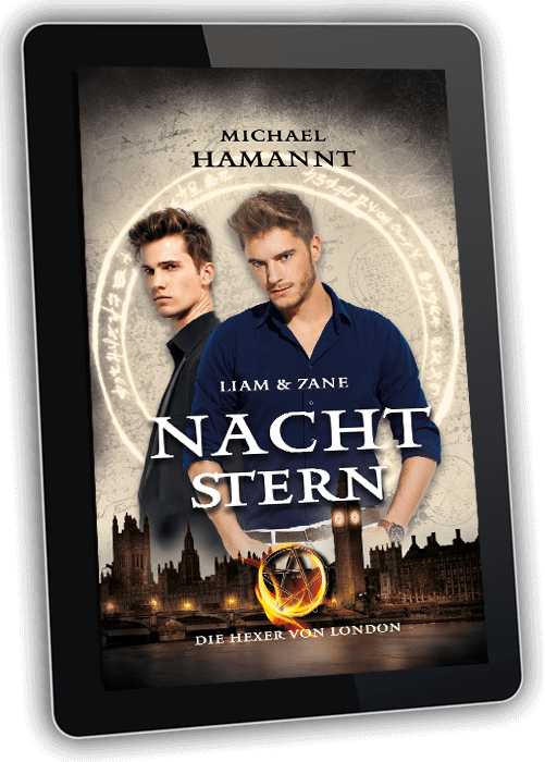 Buchcover zum Fantasy-Thriller Liam & Zane - Nachtstern - Die Hexer von London